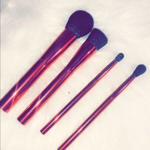 Morphe 4 piece  red brush set limited edition